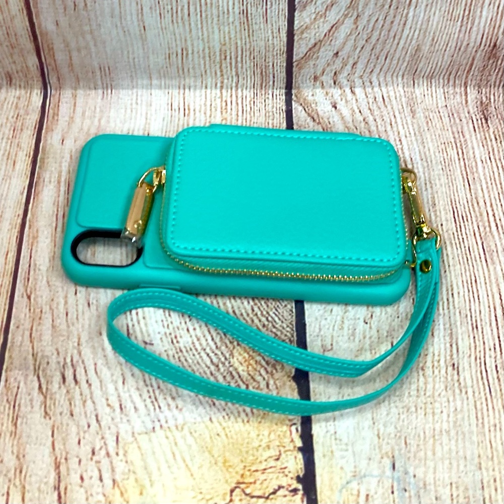 Apple IPhone Xs & X ZVE Mint Green Wallet Case